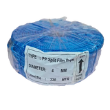 4mm Blue Polypropylene Rope - 220m coil