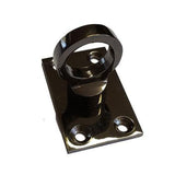 Black Nickel Eye Plate for Rope Hooks
