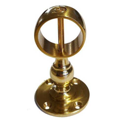 32mm Polished Brass Centre Bracket for 32mm rope