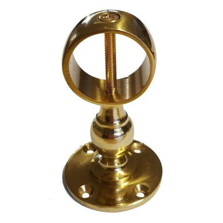 28mm Polished Brass Centre Bracket for 28mm rope