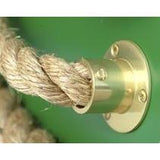 28mm Polished Brass End Cup/Plate for 28mm rope