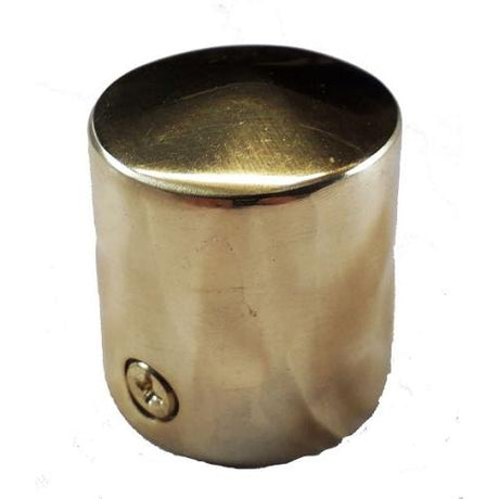24mm Polished Brass Cap End for 24mm Rope