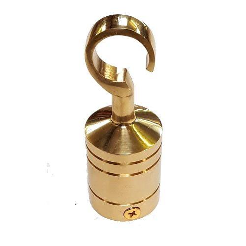 24mm Polished Brass End Hook for 24mm Rope