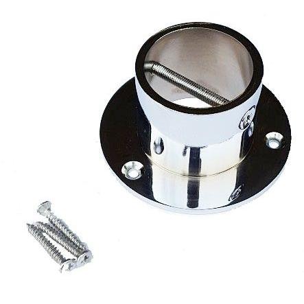 36mm Glossy Chrome End Cup/Plate for 36mm Rope