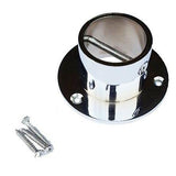 36mm Glossy Chrome End Cup/Plate for 36mm Rope