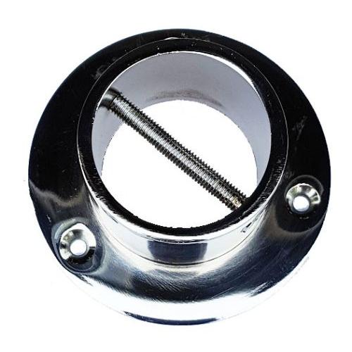 36mm Glossy Chrome End Cup/Plate for 36mm Rope