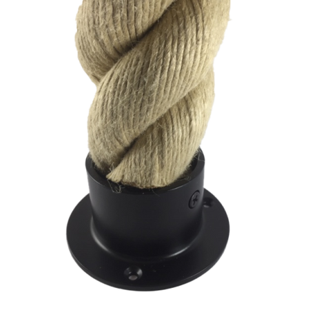 48mm Matt Black End Cup/Plate for 48mm Rope