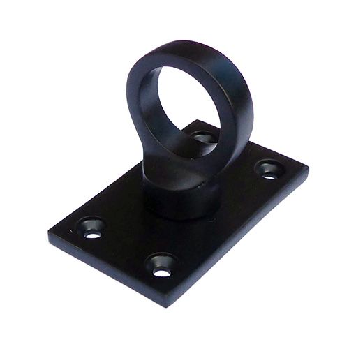 Matt Black Eye Plate for rope hooks