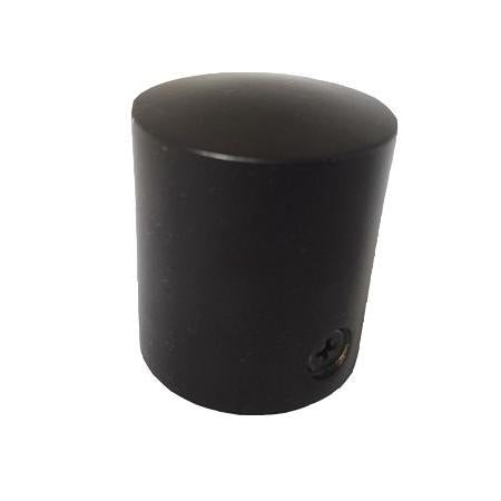 32mm Matt Black Cap End for 32mm Rope