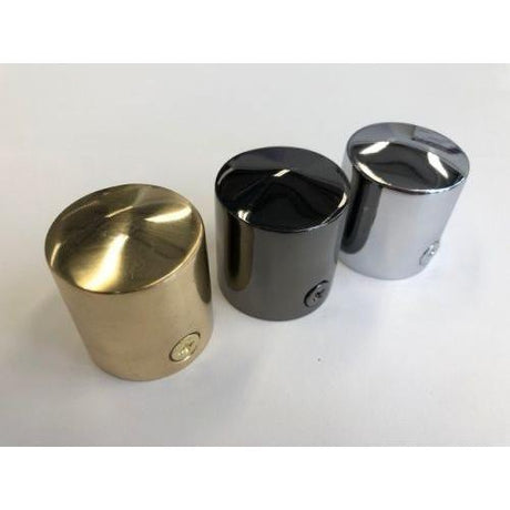 28mm Polished Brass Cap End for 28mm Rope