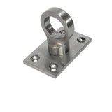 Satin Chrome Eye Plate for rope hooks