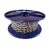 1.6mm Chromed Brass Oval Chain - 10m reel