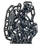 6mm Black Plastic Chain - 25m bag