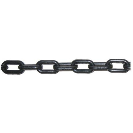 6mm Black Plastic Chain - 25m bag