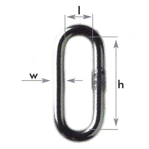 5mm Galvanised Steel Chain - 25m reel