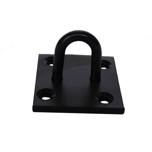 Black Coated Staple on Steel Plate