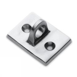 CLEARANCE Satin Chrome Eye Plate for Trigger Hooks