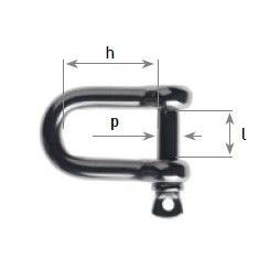 16mm Dee Shackle