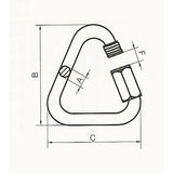 3.5mm Galvanised Delta Link