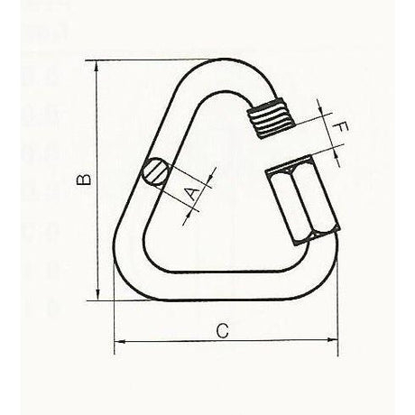 6mm Galvanised Delta Link