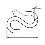 4mm S Hook