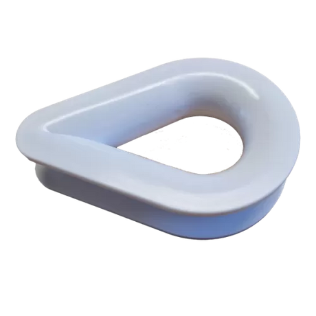 16mm White Nylon Rope Thimble