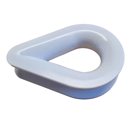 16mm White Nylon Rope Thimble
