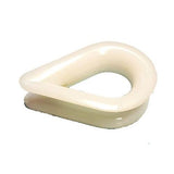 8mm White Nylon Rope Thimble