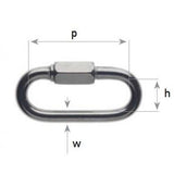 6mm Stainless Steel Quick Link