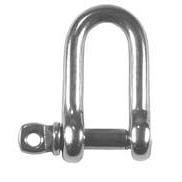 8mm Stainless Steel Dee Shackle