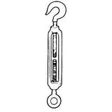 6mm Straining Screw - hook/eye