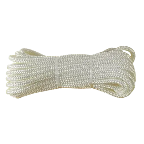 8mm 10m White Polyester Braid - Special Offer
