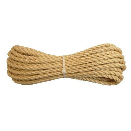 8mm Beige Polypropylene Rope - 10m hank