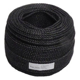 8mm Black Polypropylene Rope - 220m coil