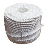 28mm x 220m White Polypropylene Cricket Boundary Rope