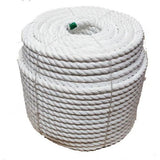 32mm x 220m White Polypropylene Cricket Boundary Rope