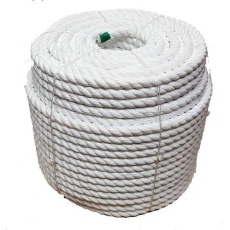 32mm x 220m White Polypropylene Cricket Boundary Rope