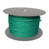 8mm Green Polypropylene Rope - 100m reel