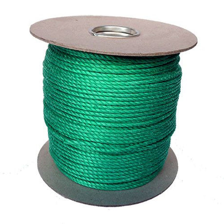 4mm Green Polypropylene Rope -220m reel