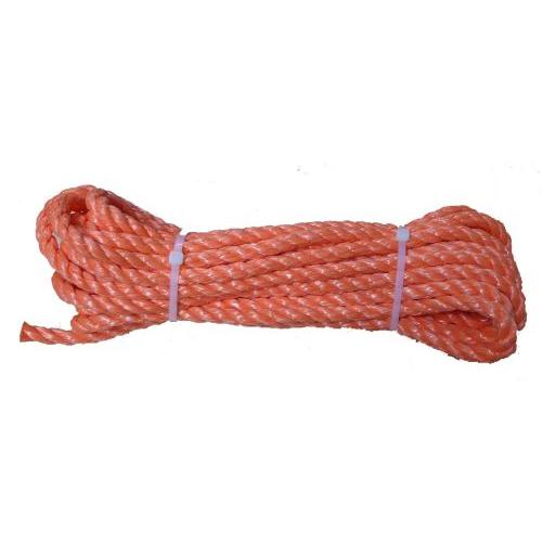 10mm Orange Polypropylene Rope - 10m hank