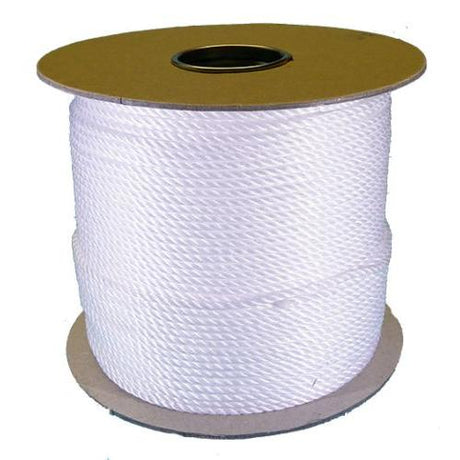 4mm White Polypropylene Rope - 220m reel