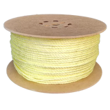 6mm Yellow Polypropylene Rope - 450m reel