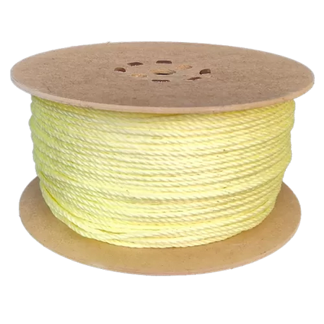 6mm Yellow Polypropylene Rope - 450m reel