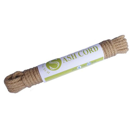 6mm Braided Jute Cord - 10m hank