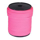 10mm Pink Braided Rope - 100m reel