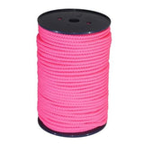 8mm Pink Braided Rope - 100m reel
