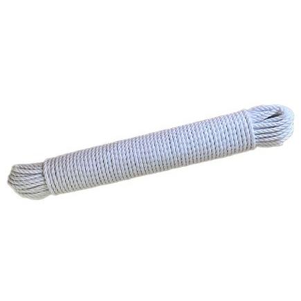 4mm Optic White Cotton Rope - 25m hank