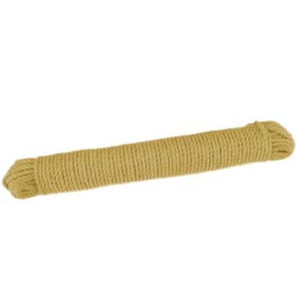 4mm Yellow Cotton Rope - 25m hank