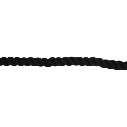 10mm Black Cotton Rope sold by the metre