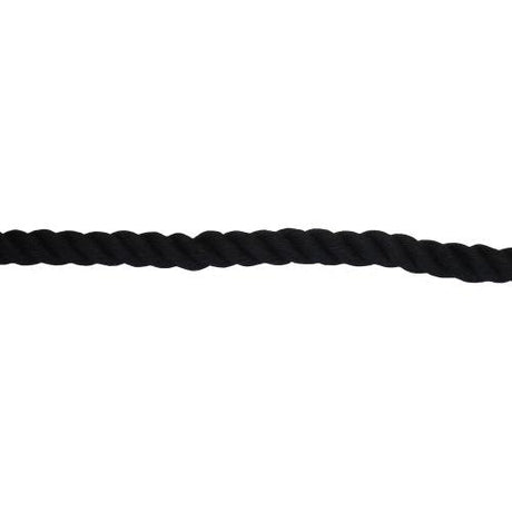 10mm Black Cotton Rope sold by the metre